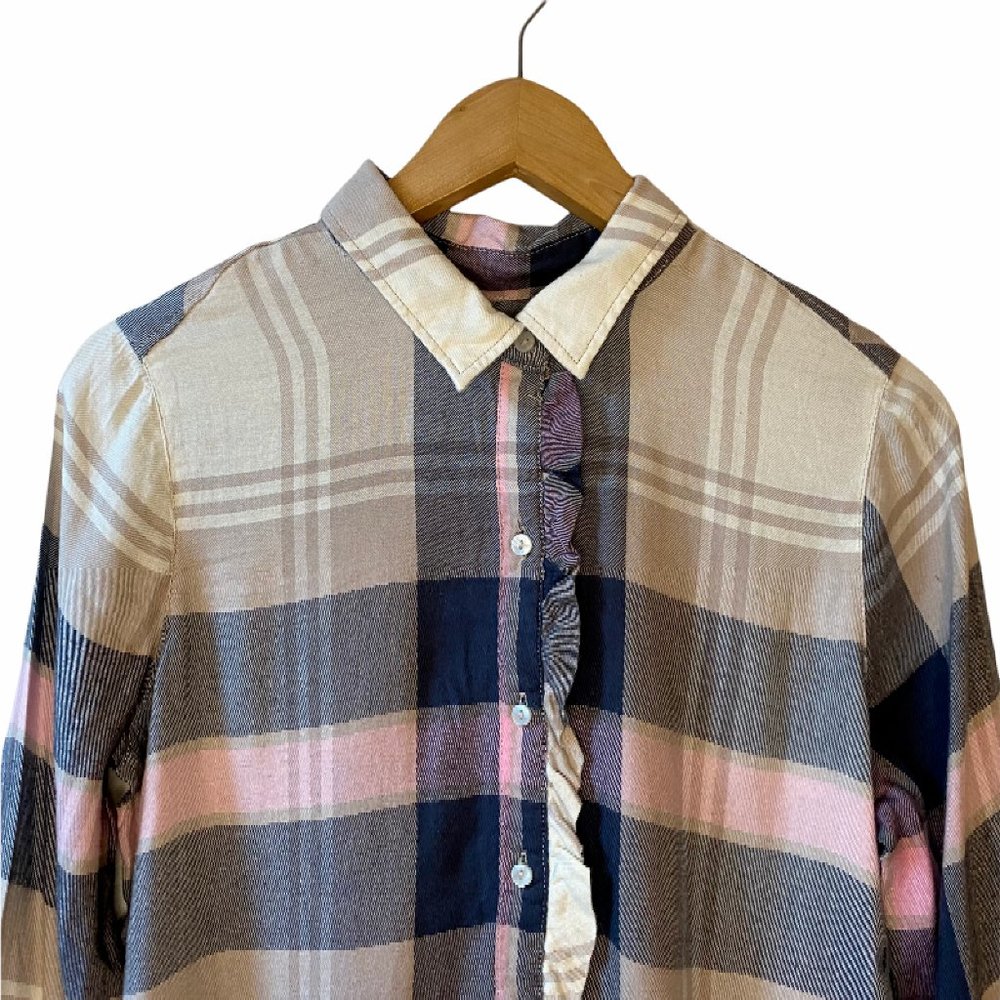 Aerie | NWT Plaid Long Sleeve Button Down - Picture 2 of 8
